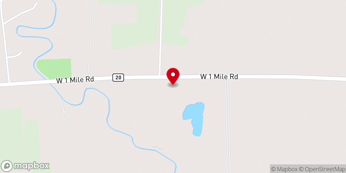 Map showing location of Aetna Calvary Church