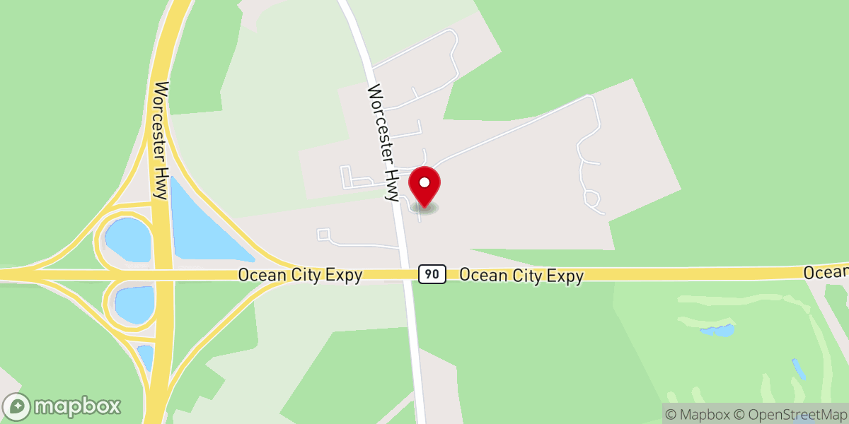 Map showing location of The River Church of the Nazarene
