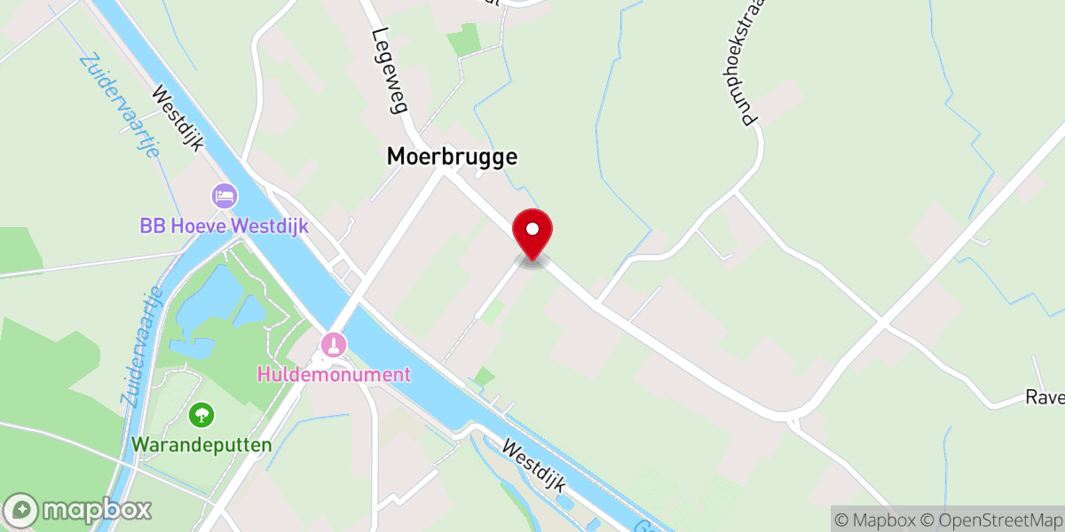 Map showing location of Familiekerk Brugge