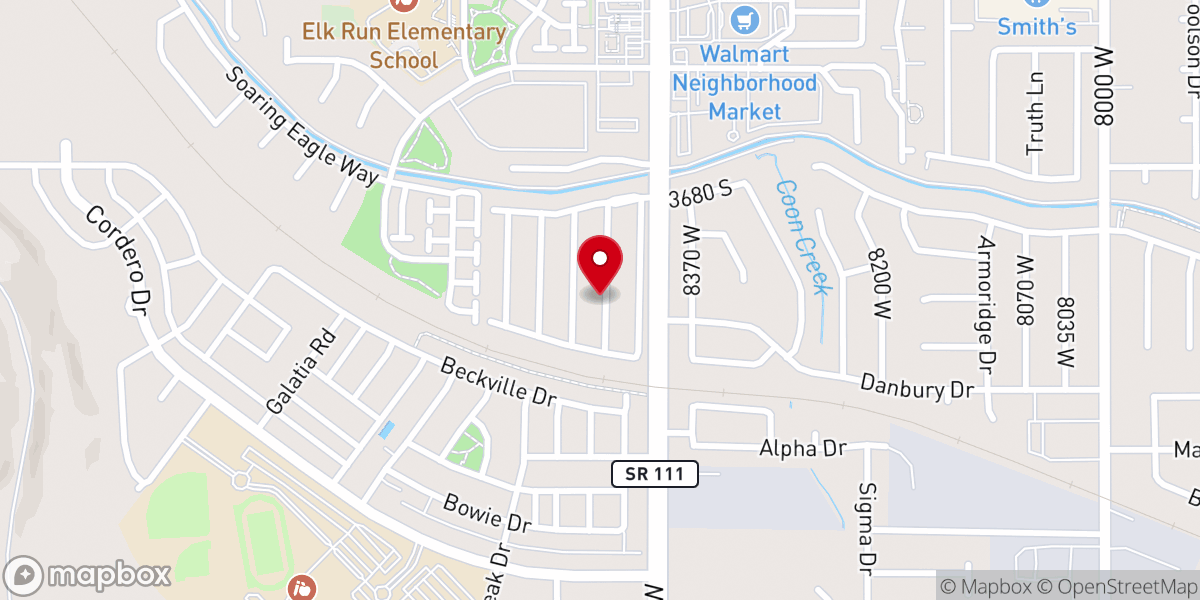Map showing location of Movement Church - Sunset Vista