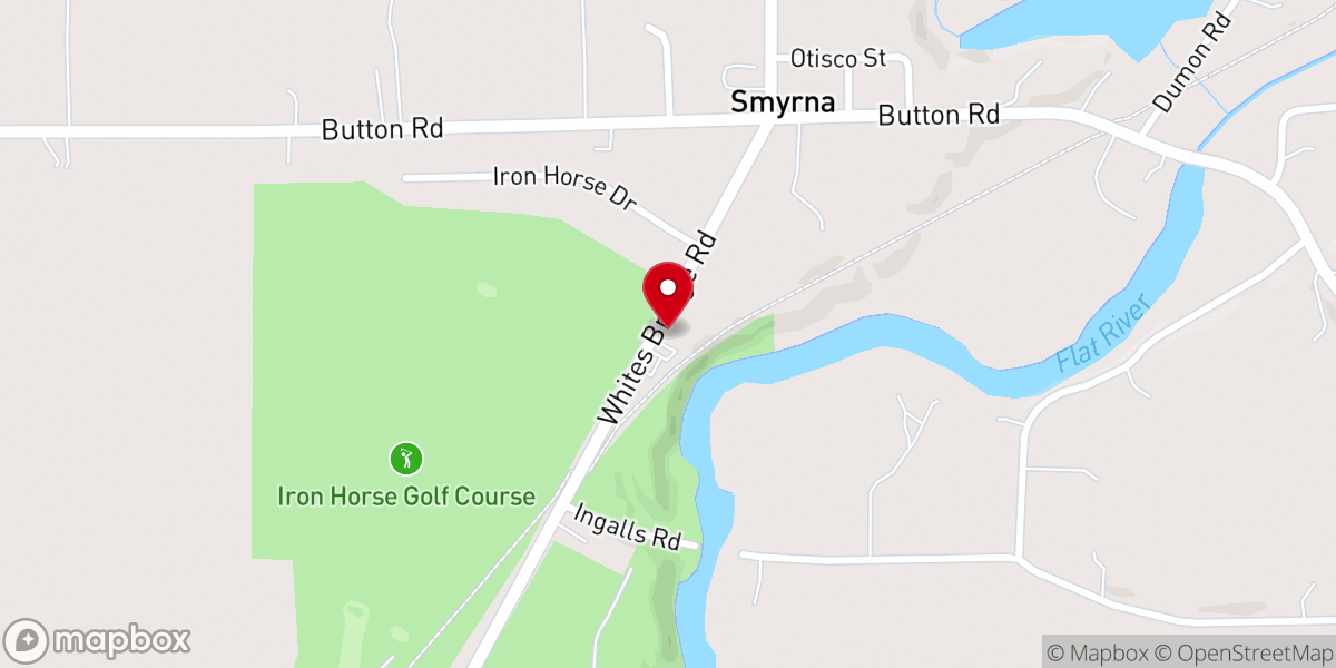 Map showing location of Smyrna Bible Church