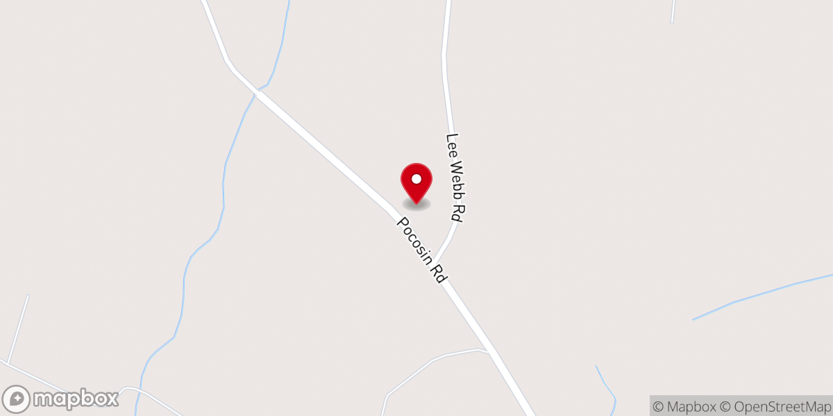 Map showing location of Freewill Holiness Church