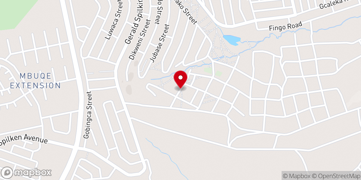 Map showing location of Assemblies of God