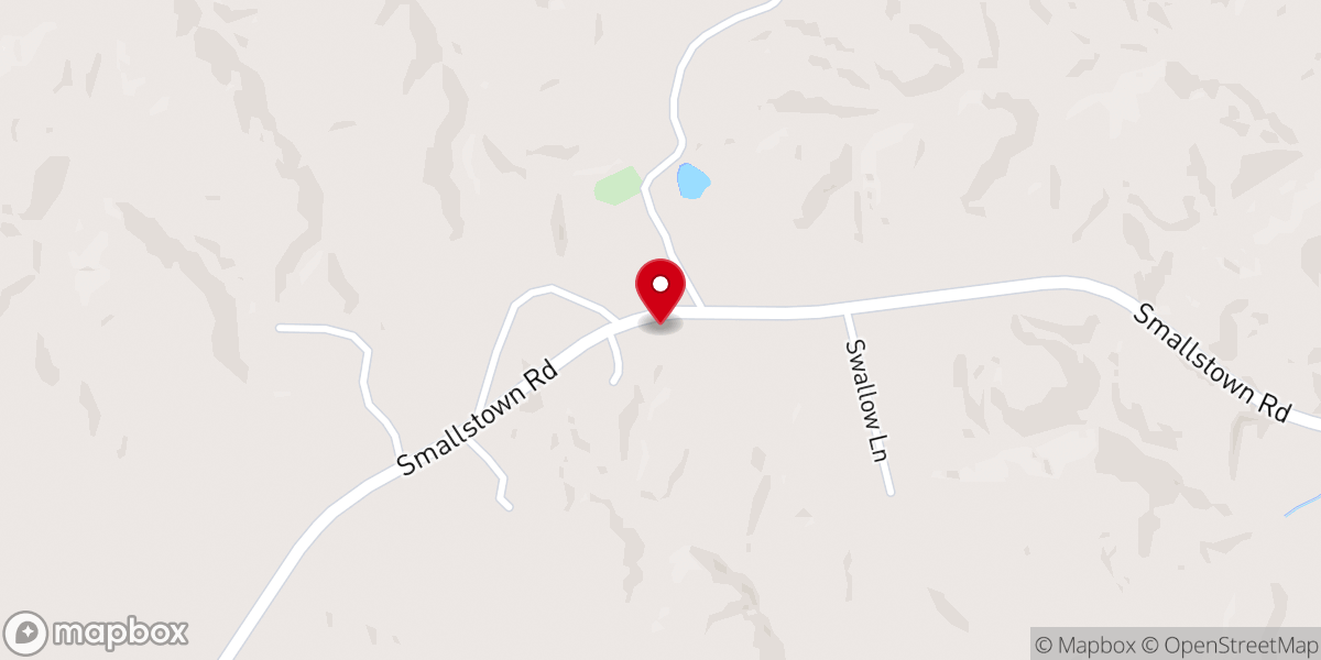 Map showing location of Bethlehem AME Church