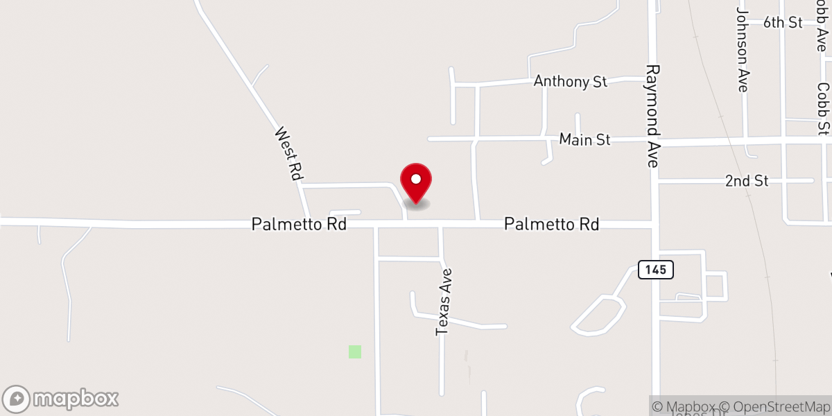 Map showing location of Verona Pentecostal Church