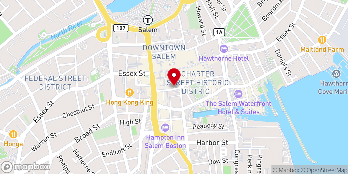 Map showing location of Beads on One String Inc