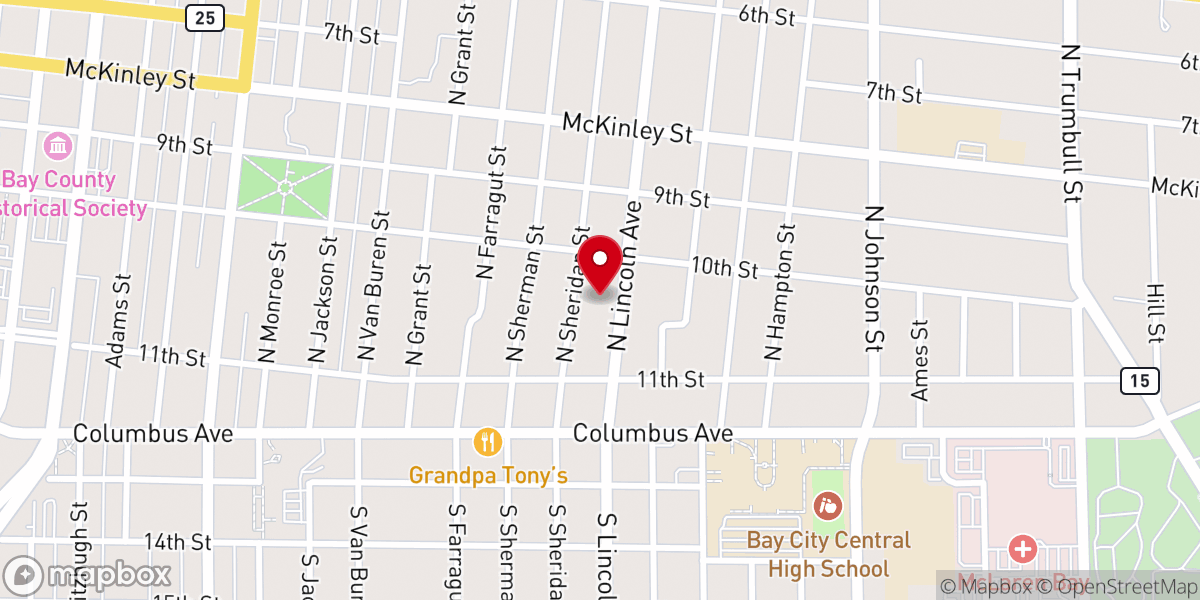 Map showing location of Immanuel Lutheran School