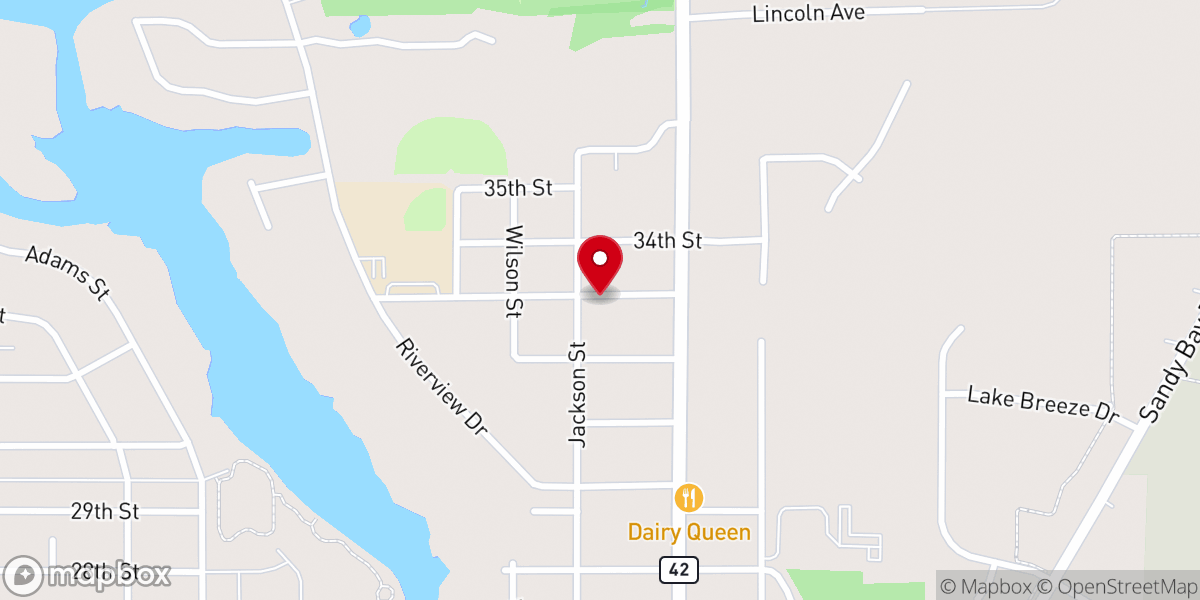 Map showing location of Renew Church