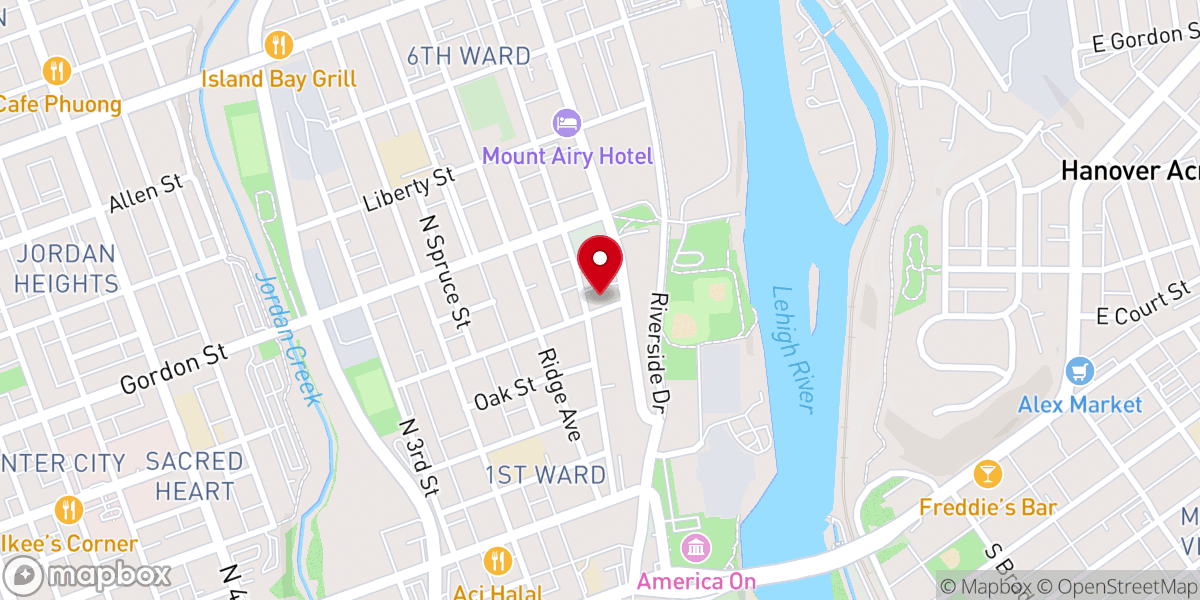 Map showing location of Impacto De Gloria