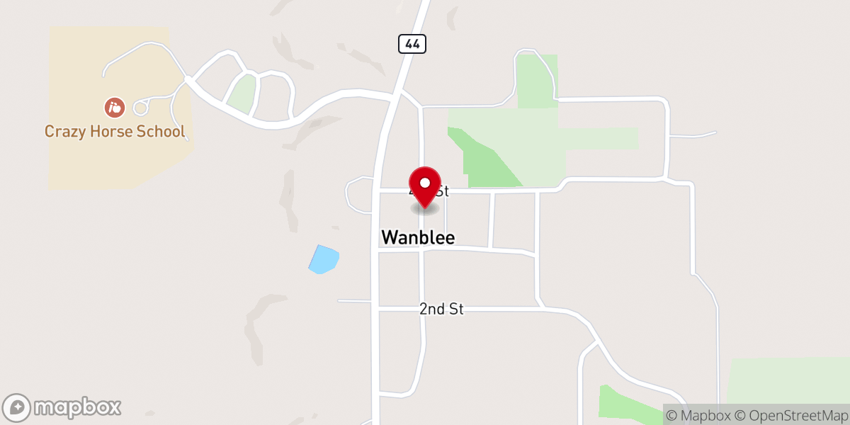 Map showing location of Eagle Nest Life Center Assemblies of God
