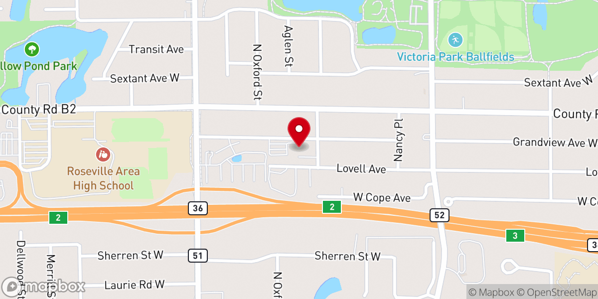 Map showing location of Real Life Church