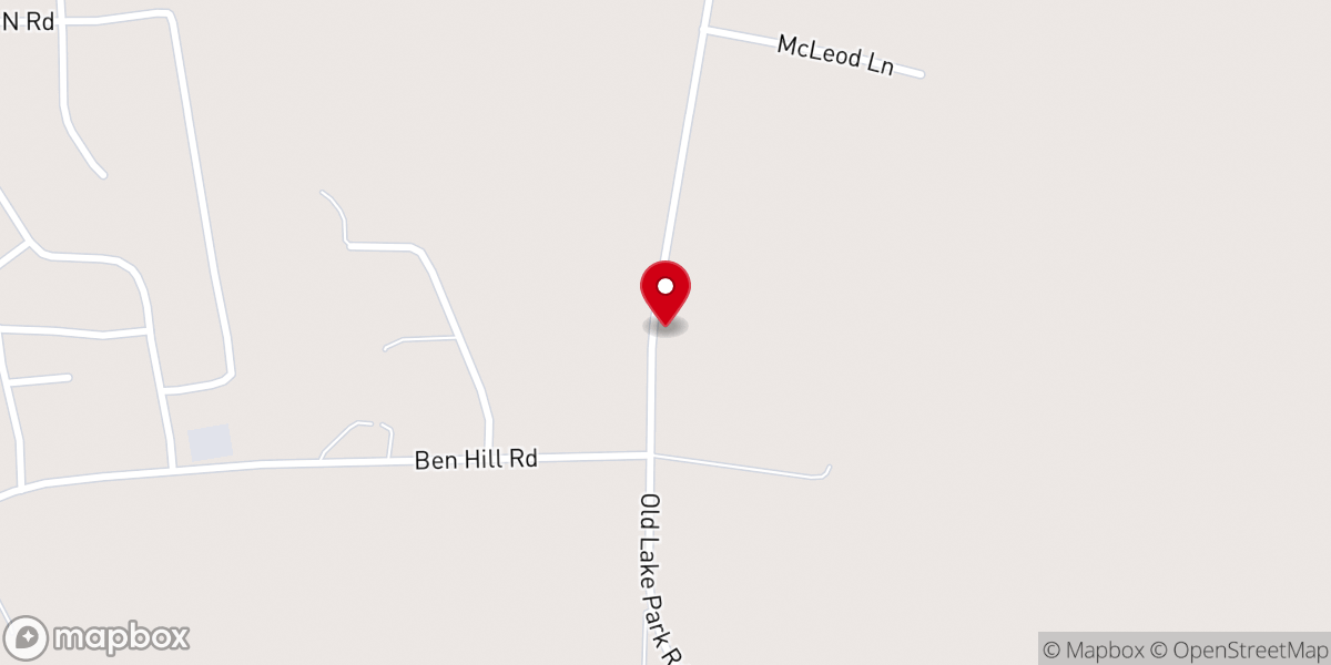 Map showing location of Unity Sabbath Day Church of God