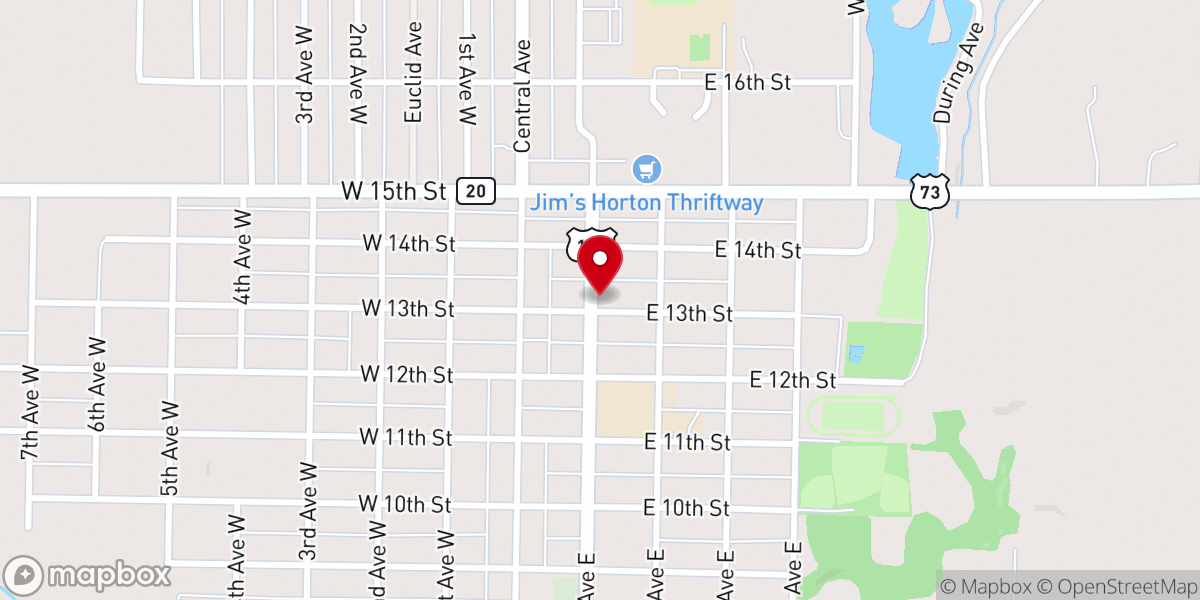 Map showing location of St Leo's Catholic Church