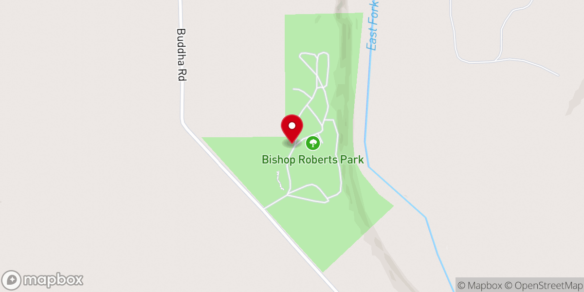 Map showing location of Camp Rivervale