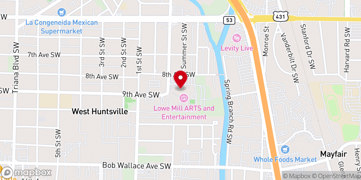 Map showing location of Circle of Love Gathering Inc