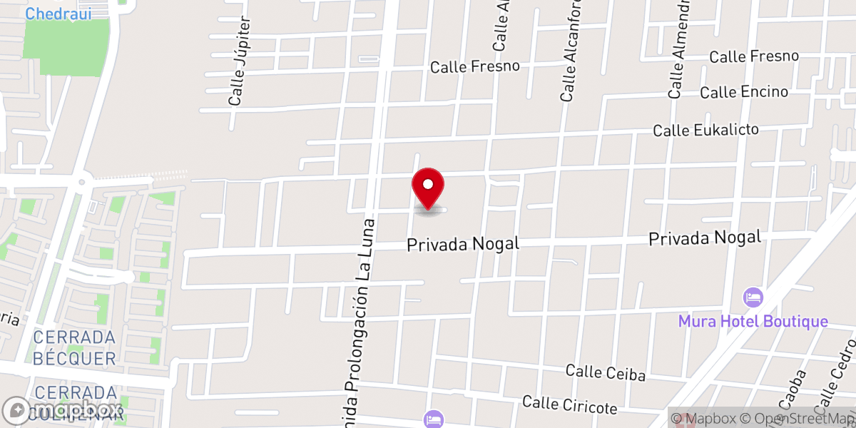 Map showing location of IMEC CANCUN Iglesia Bethsaida