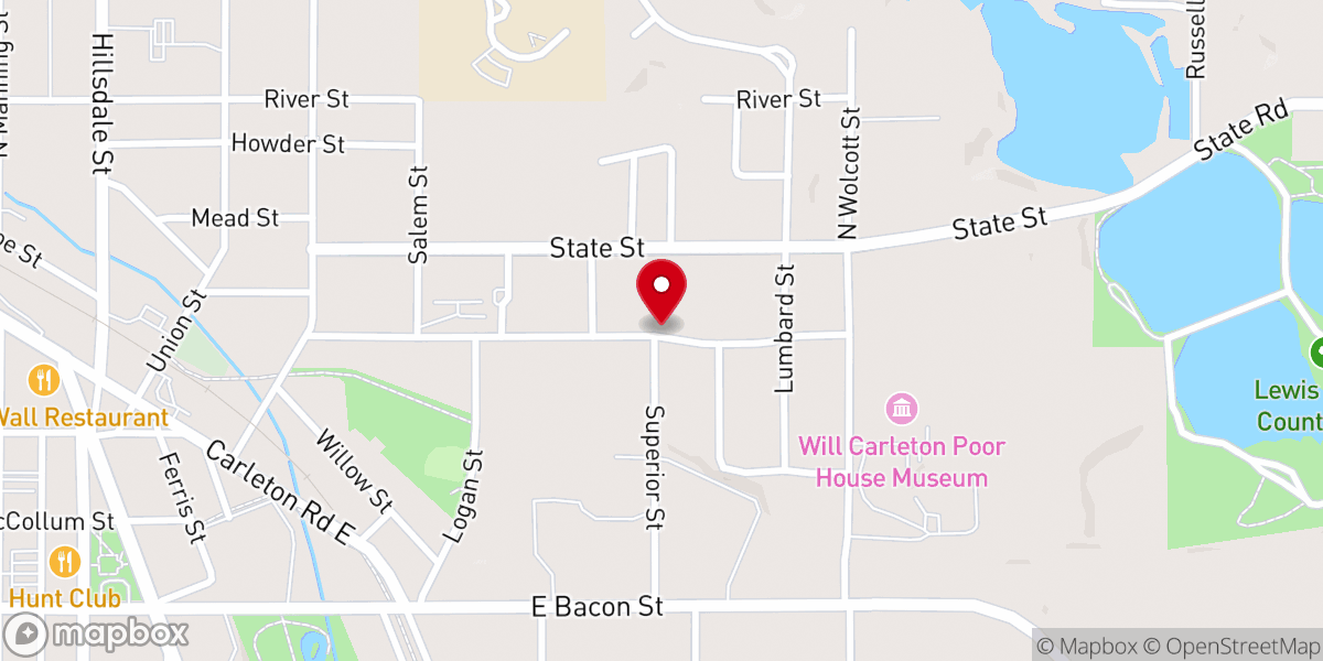 Map showing location of House of Refuge Church Inc