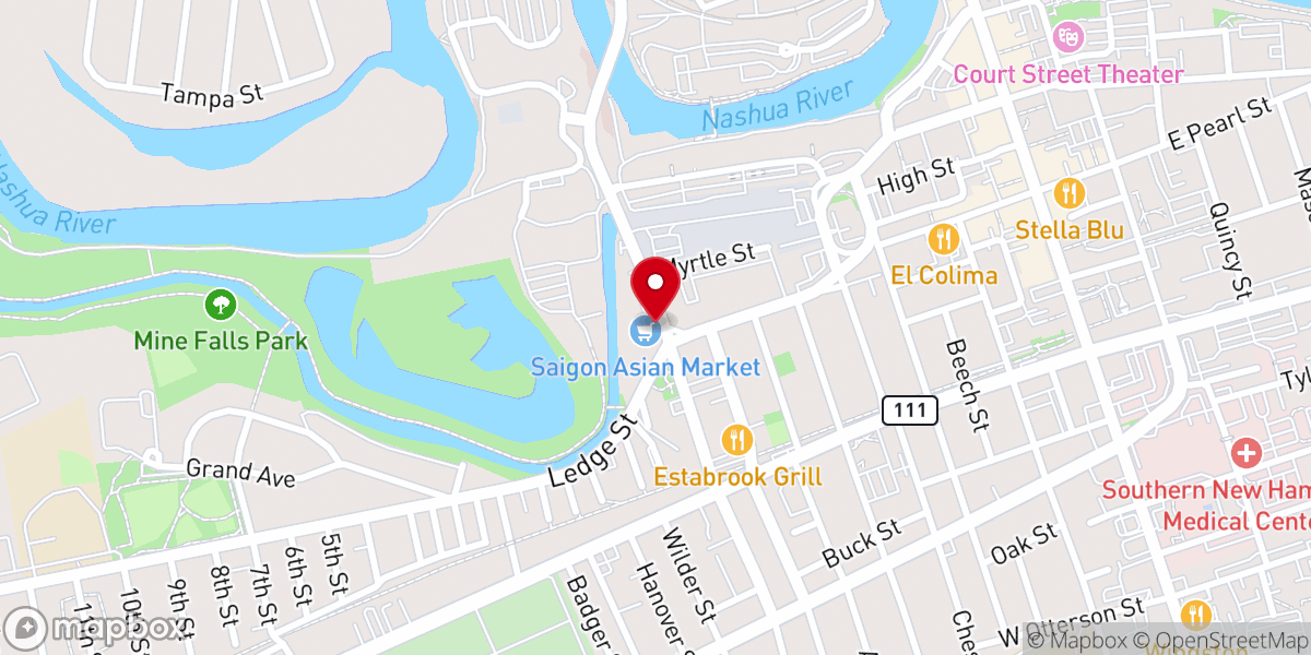 Map showing location of Crossway Christian Church - Downtown Campus