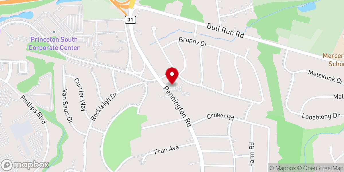 Map showing location of Abiding Presence Lutheran Church