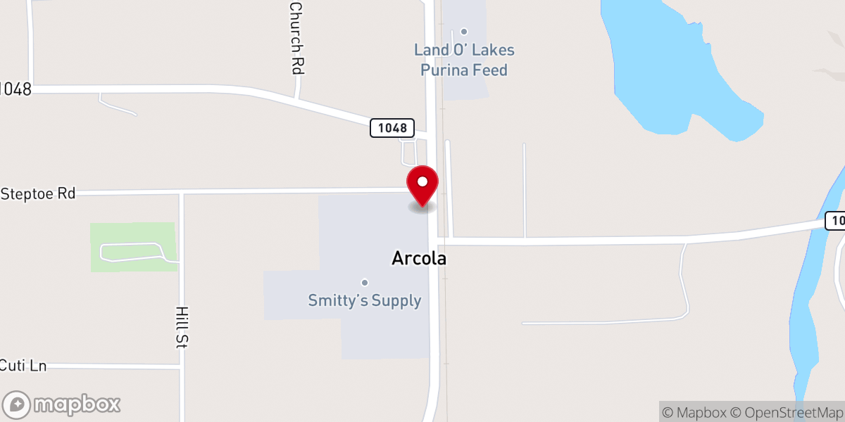 Map showing location of Smitty's Supply Inc