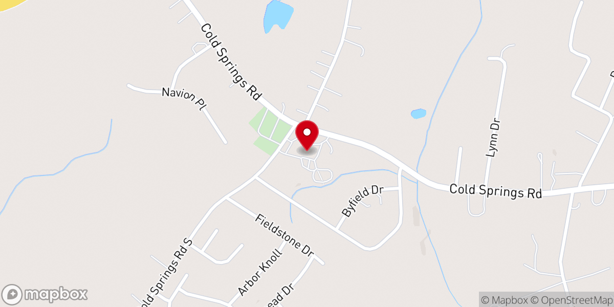 Map showing location of Cold Springs Global Methodist Church