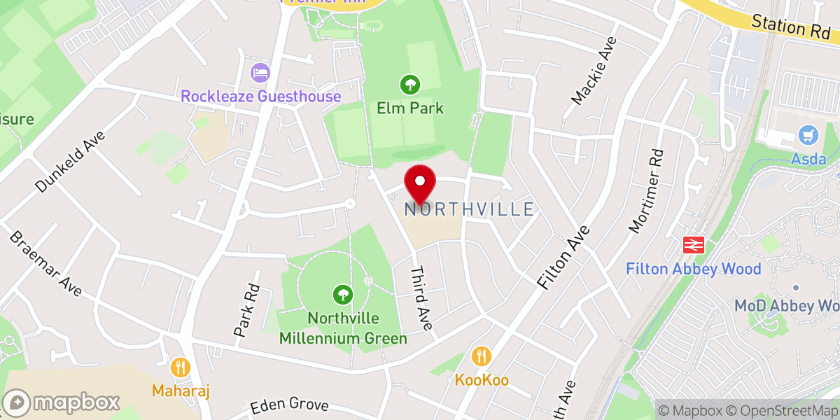 Map showing location of The Mount Church Bristol