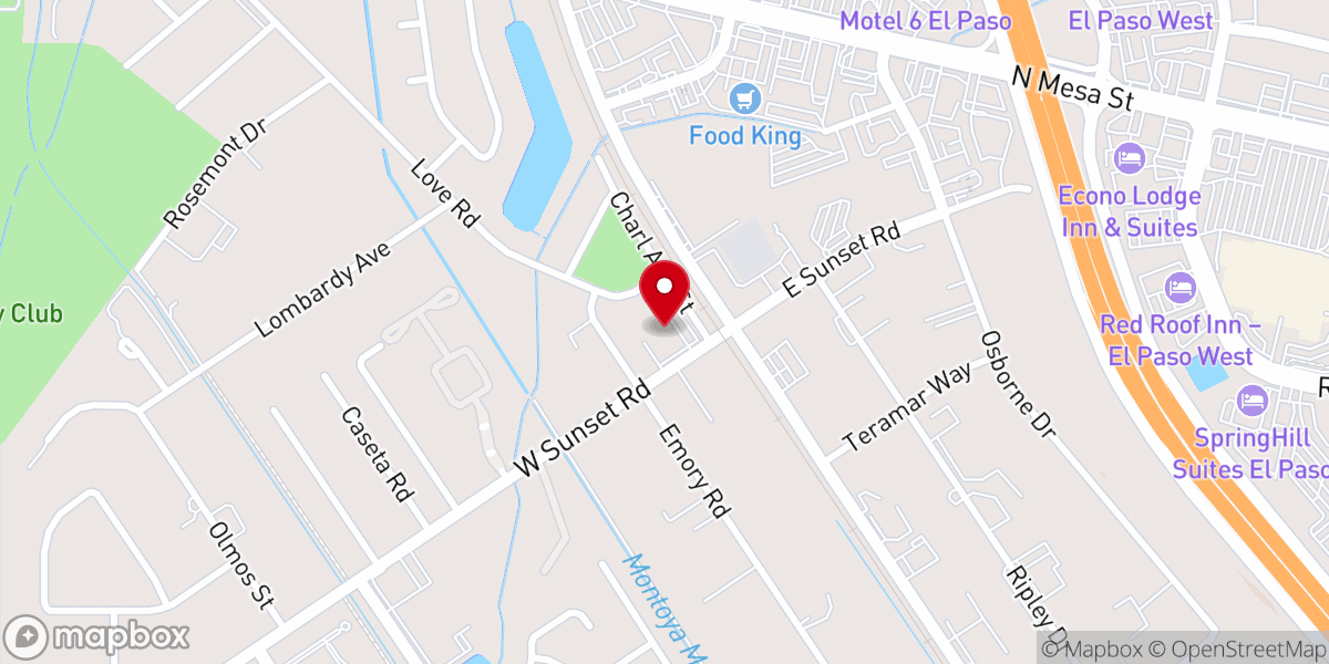 Map showing location of Jesus Chapel