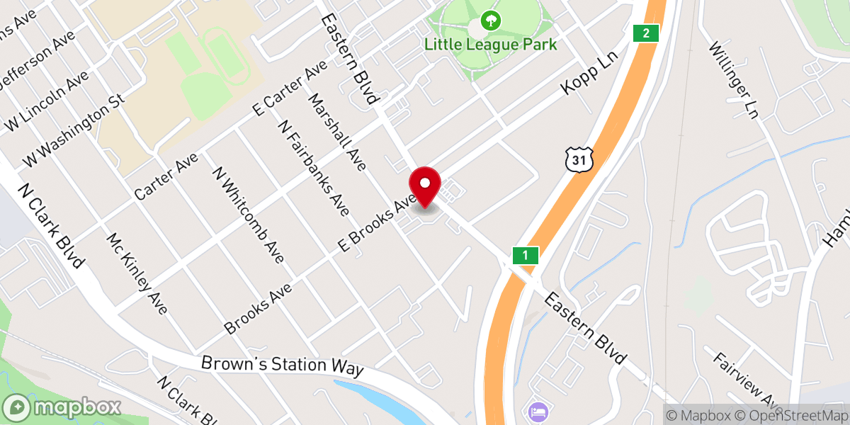 Map showing location of Return Ministries