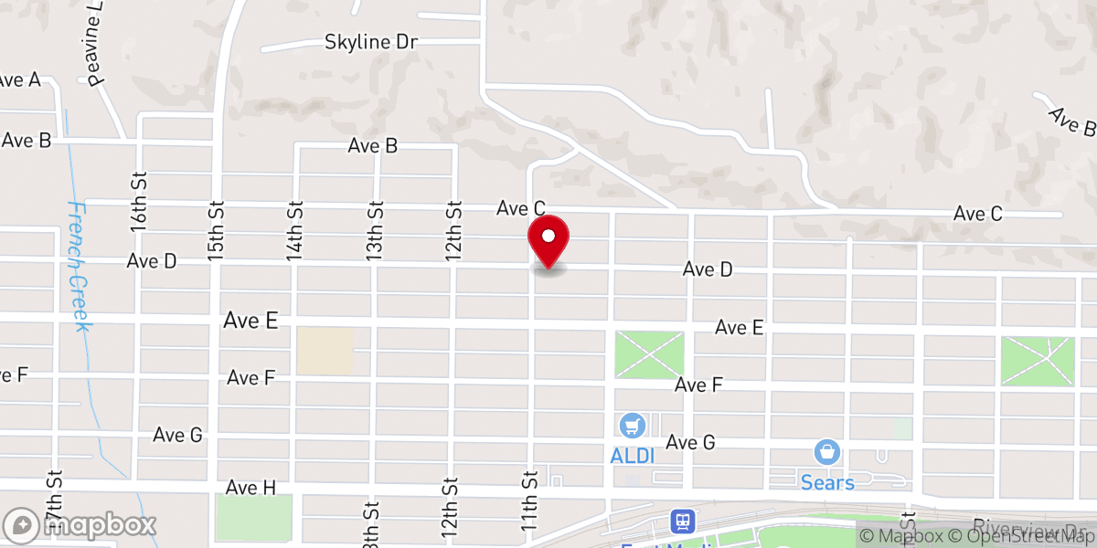 Map showing location of Saint Mary and Joseph Catholic Church