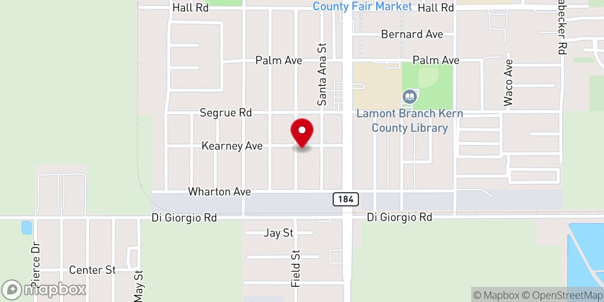 Map showing location of Bible Truth Outreach United Pentecostal Church