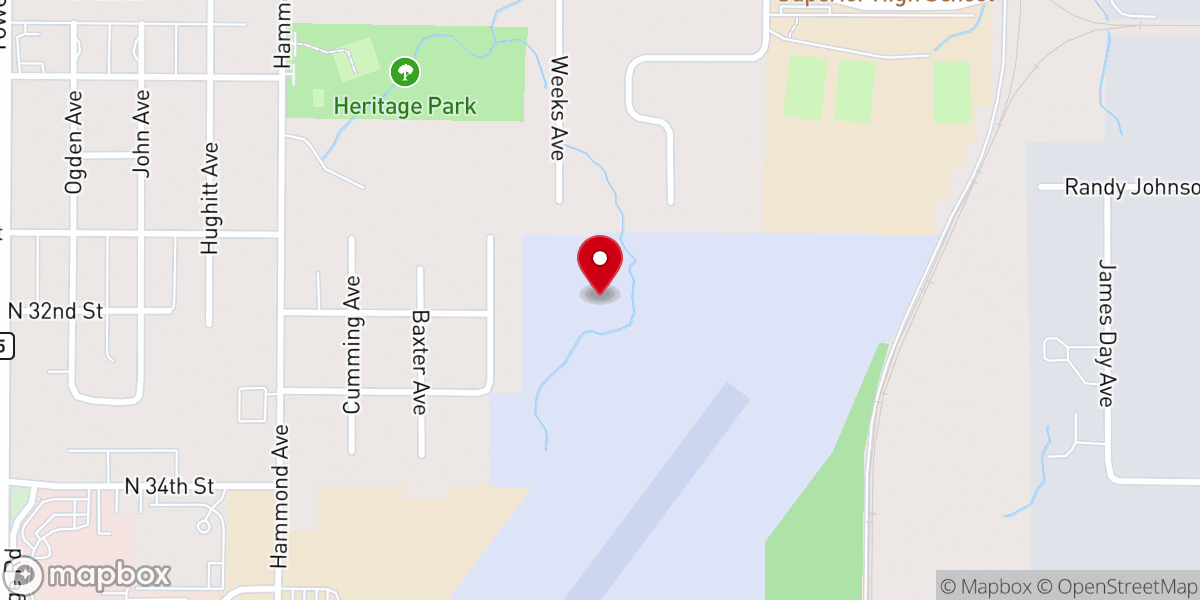 Map showing location of Lake Superior House of Prayer Inc