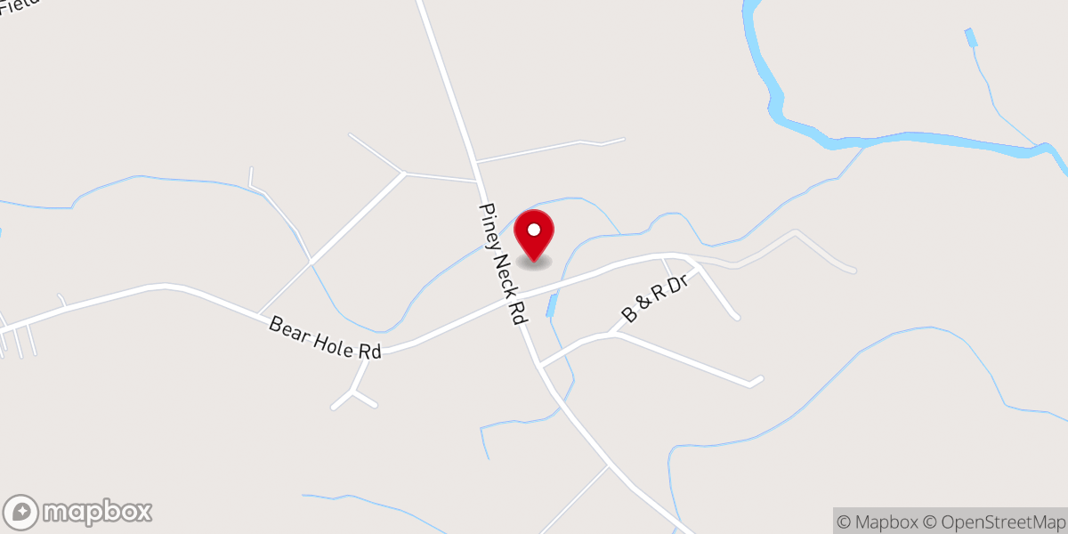 Map showing location of Juniper Chapel Original FWB