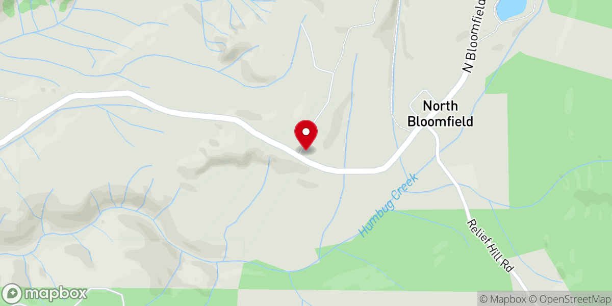 Map showing location of Old Church