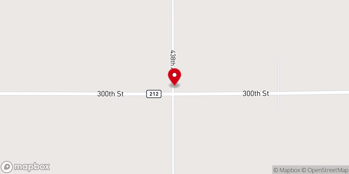 Map showing location of Martinus Lutheran Church