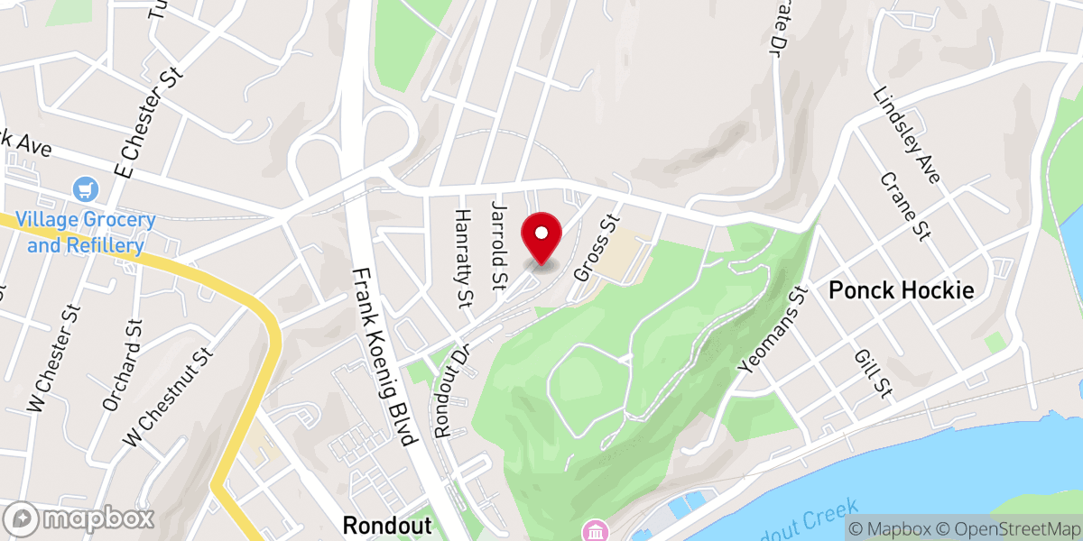 Map showing location of Iglesia Evangelica Amigos