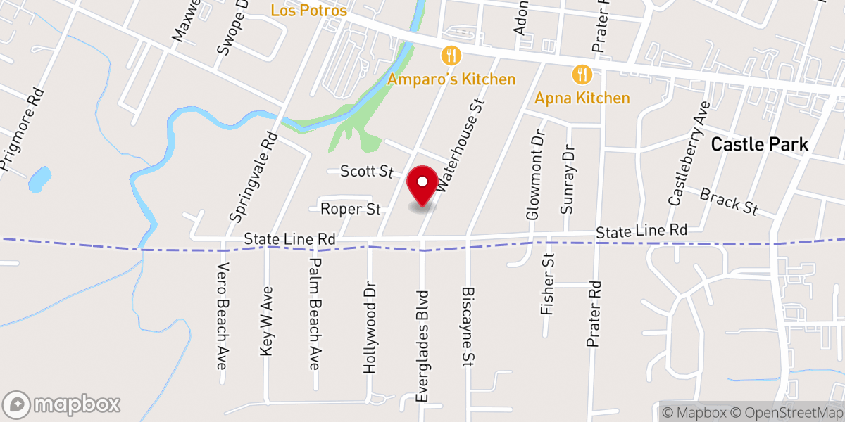 Map showing location of Scott Memorial Church of God