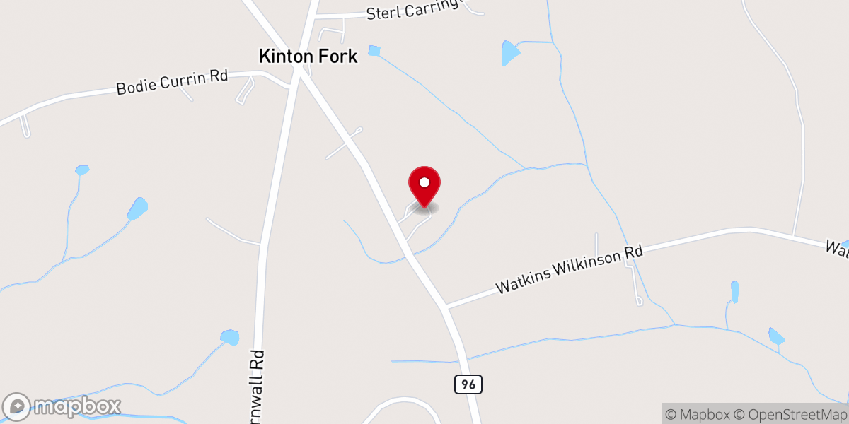 Map showing location of Huntsville Baptist Church