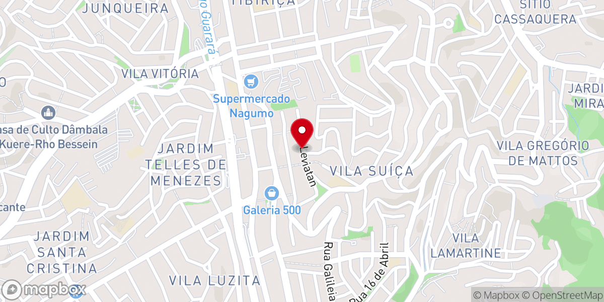Map showing location of Missão Evangélica do Brasil