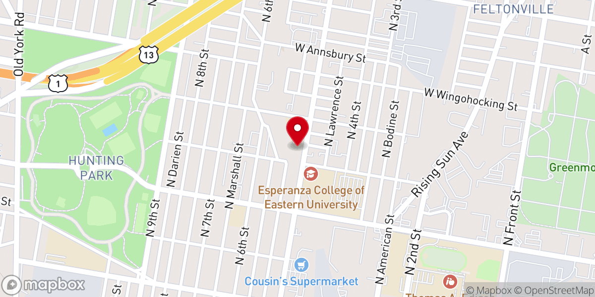 Map showing location of Casa De Gracia Betesda
