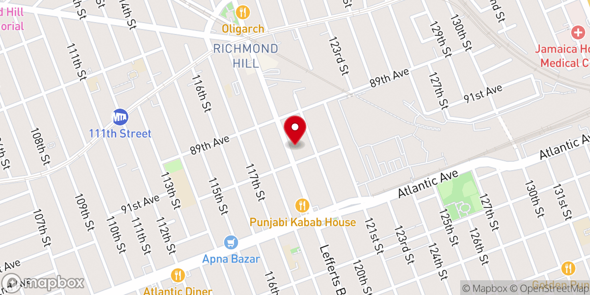 Map showing location of Bethlehem Church Office