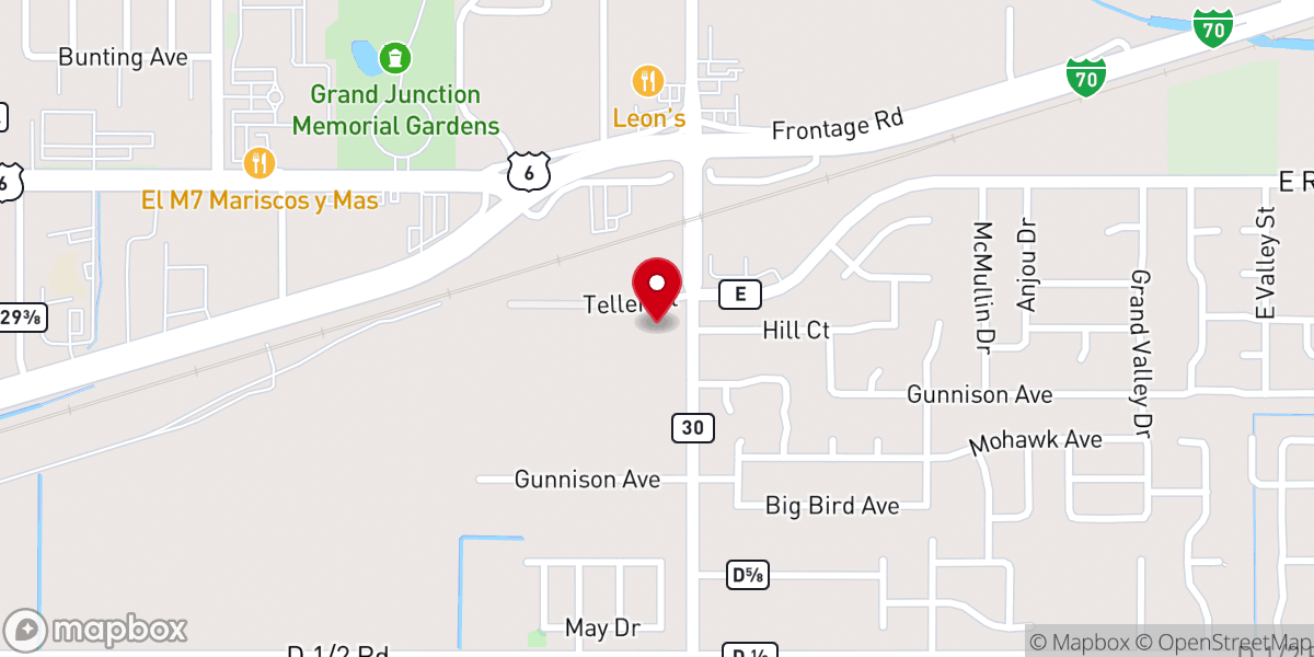 Map showing location of Jubilee Family Church