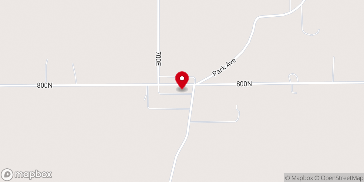 Map showing location of Shiloh Baptist Church