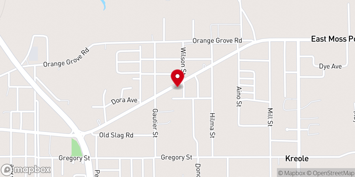 Map showing location of Sylvia Brown