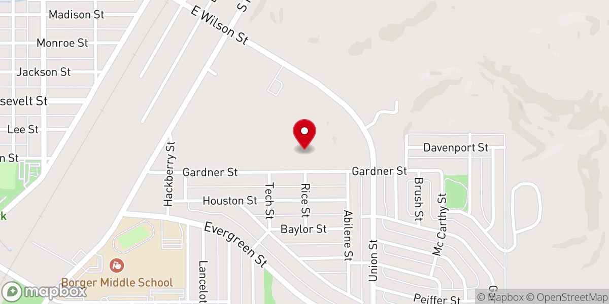 Map showing location of Grace Fellowship Church