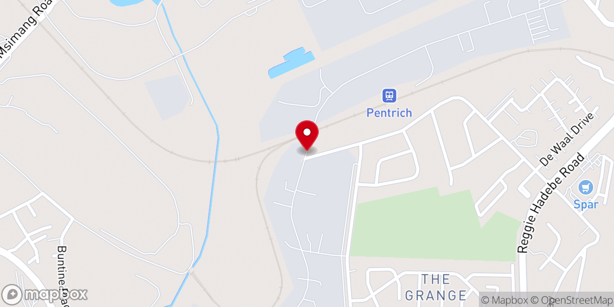 Map showing location of ECG CHURCH