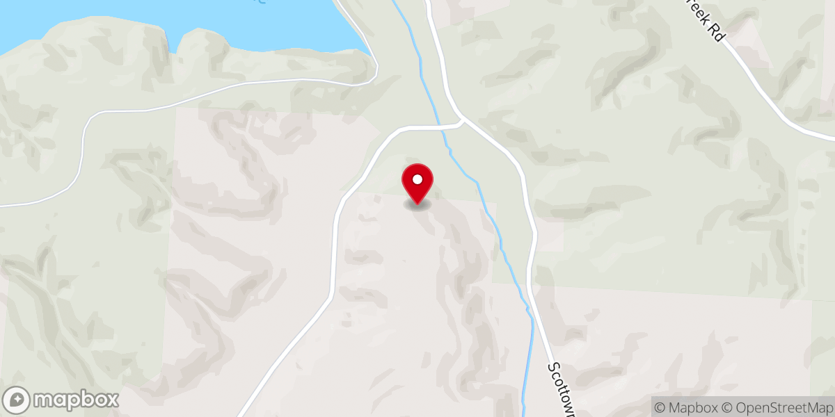 Map showing location of Okey Church
