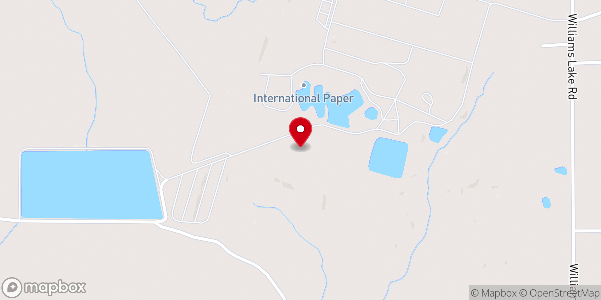 Map showing location of Cenla Lock Service