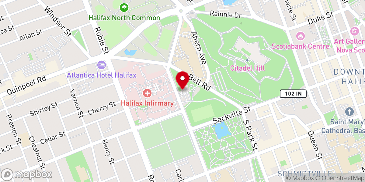 Map showing location of Museum of Natural History