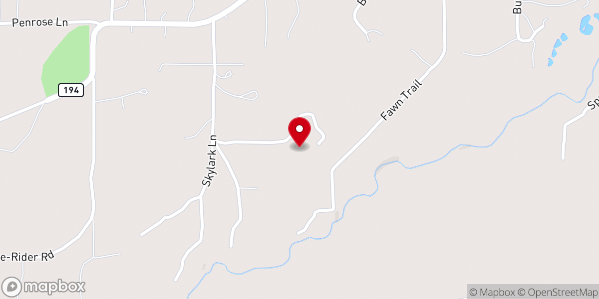 Map showing location of Camp Story Commission