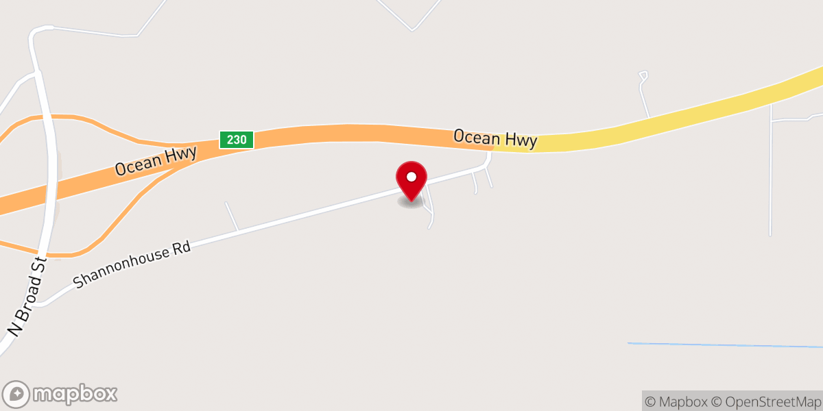 Map showing location of Soul Chain Ministries